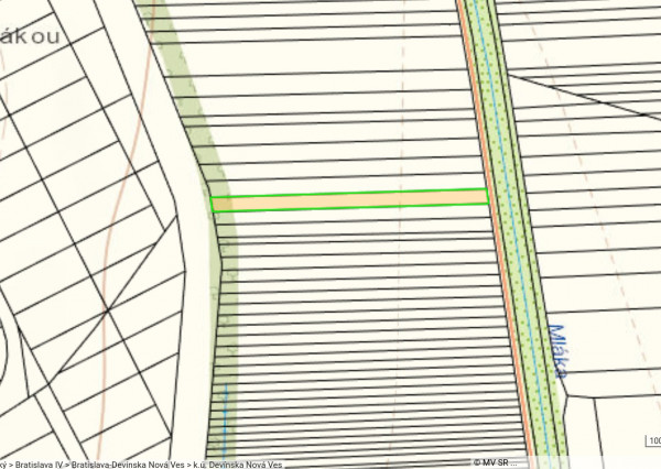 EXKLUZÍVNE Predaj  pozemku v Devínskej Novej Vsi.
